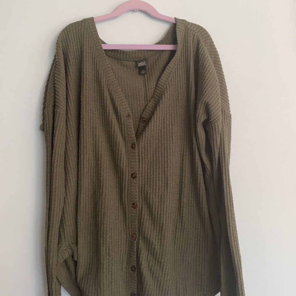 wild fable waffle long sleeve
